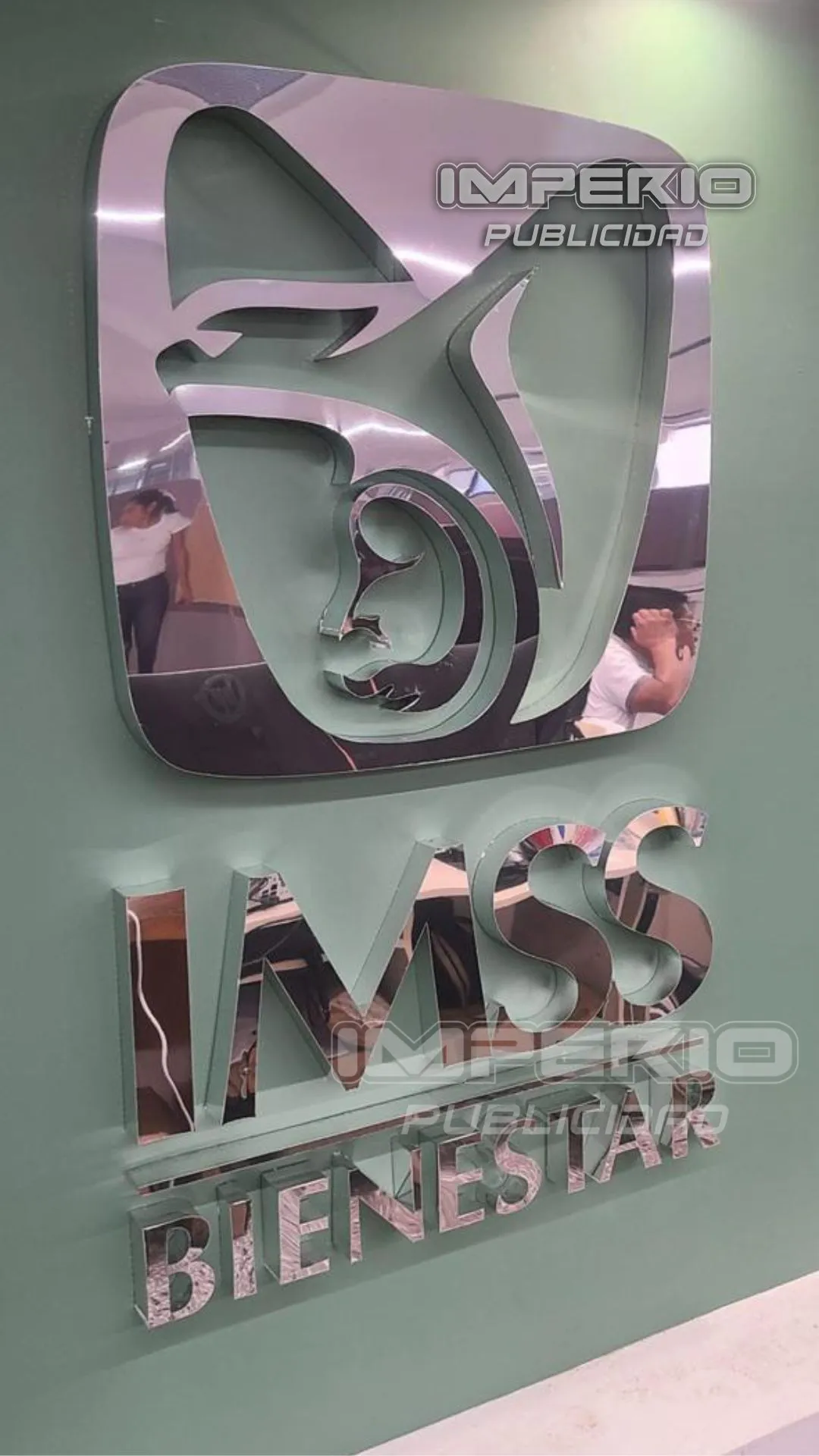 letras-3d-acero- inoxidable-cdmx Letras 3D en acero inoxidable acabado espejo IMSS Bienestar Ciudad de México