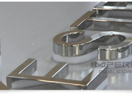 letras-3d-acero-inoxidable-con-base-acrilico-cdmx Letras 3D de acero inoxidable con base acrílica fabricadas para negocios en CDMX